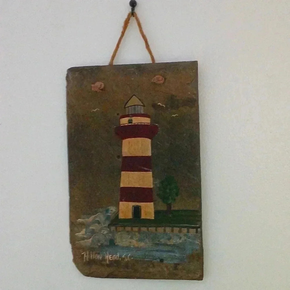 Other - One stainless steel metal art history of Hilton Head SC. Authentic antique.